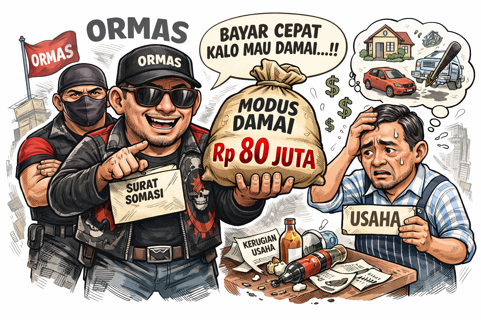 Modus “Somasi”, Oknum Organisasi Diduga Pasang Tarif Damai Rp80 Juta